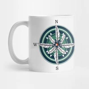 Follow your dreams compass rose Mug